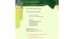 Desktop Screenshot of borneorainforestvanilla.com