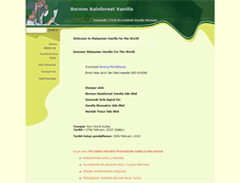 Tablet Screenshot of borneorainforestvanilla.com